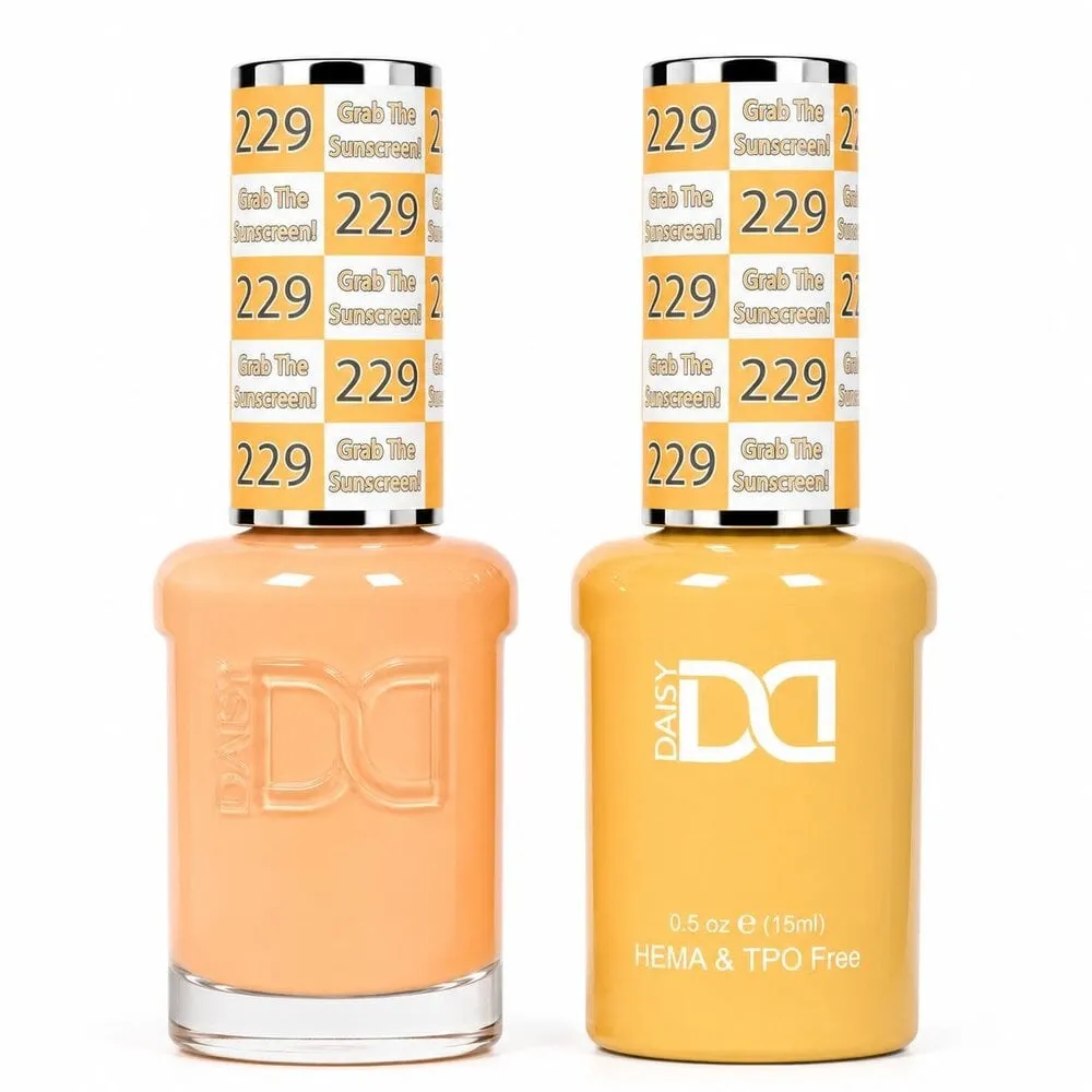 DND TPO HEMA FREE - 229 - Grab The Sunscreen! - Duo Polish