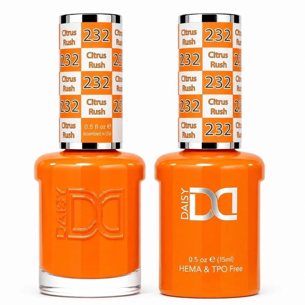DND TPO HEMA FREE - 232 - Citrus Rush - Duo Polish