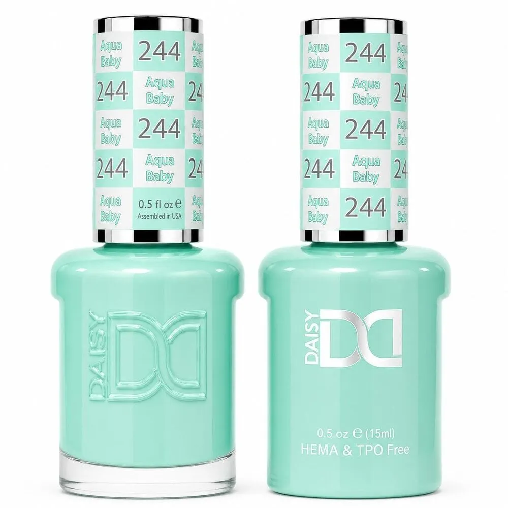 DND TPO HEMA FREE - 244 - Aqua Baby - Duo Polish