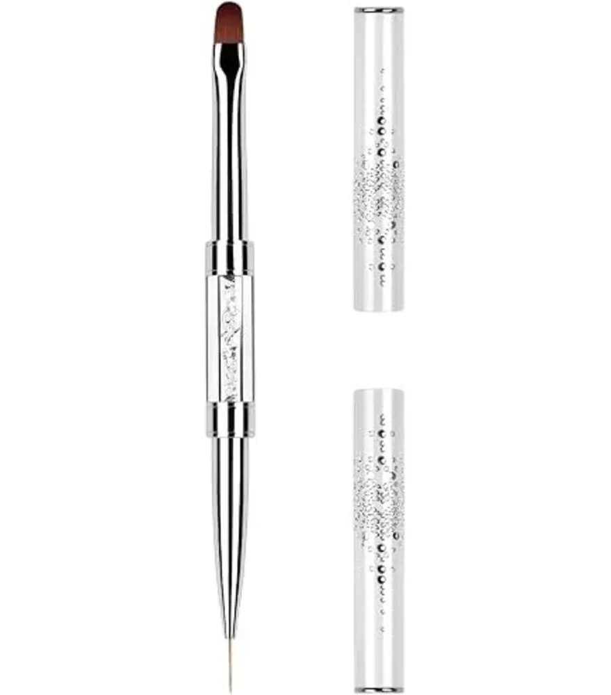 Dual End Gel Brush - Silver