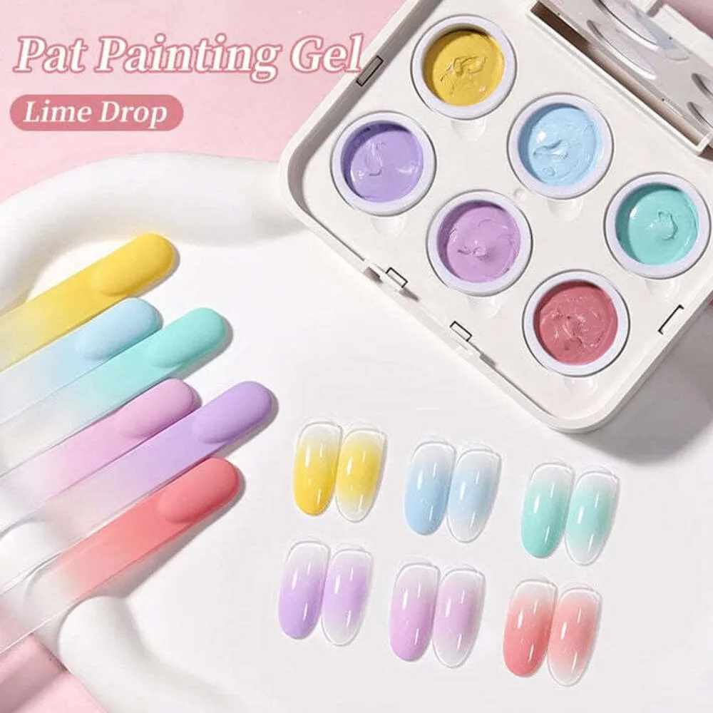 Born Pretty - Cushion Patting Gel Palette - Lime Drop