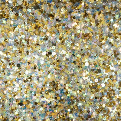 Display Photo Mat - Gold Shells