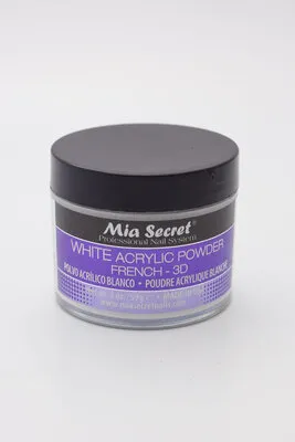 Acrylic Powder - White French 3D