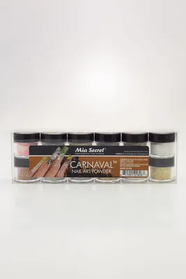 Nail Art Powder - Carnaval - 12 count