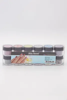 Nail Art Powder - Glitter - 12 count
