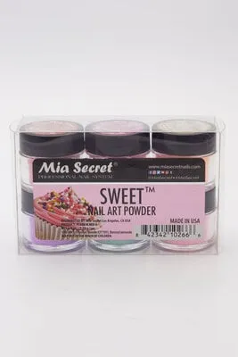 Nail Art Powder - Sweet - 6 count