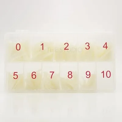 Nail Tip Box - Stiletto Natural - Long