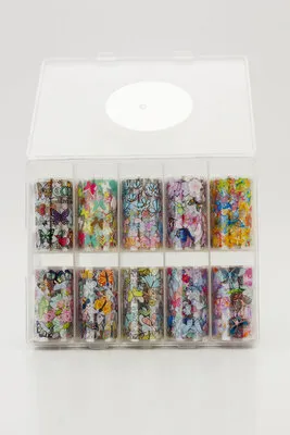 Transfer Foil Pack #07 - Floral Butterflies