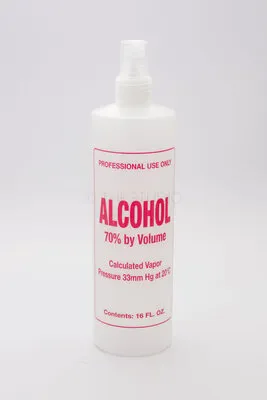 Alcohol - Plastic Pump Bottle - 16 oz