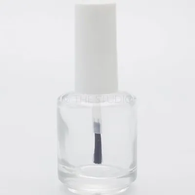Empty Nail Polish Bottle - Clear - 0.5 oz