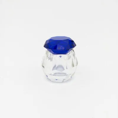 Dappen Dish with Diamond - Blue