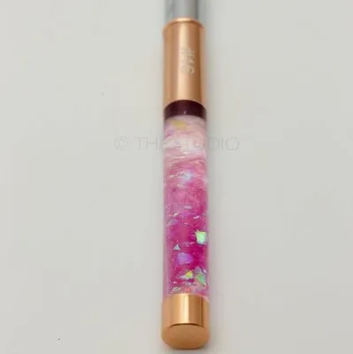 Kolinsky Acrylic Brush - Rose Gold - Pink Confetti