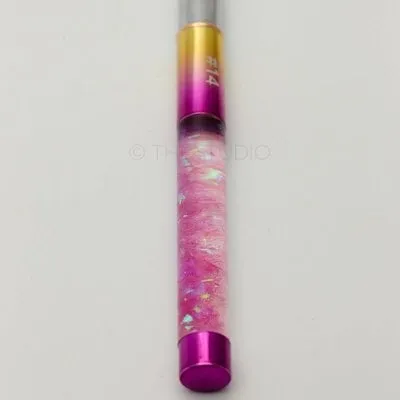 Kolinsky Acrylic Brush - Ombre - Pink Confetti
