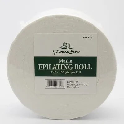 Muslin Epilating Roll - 3 1/2" x 100 yds. - FSC694