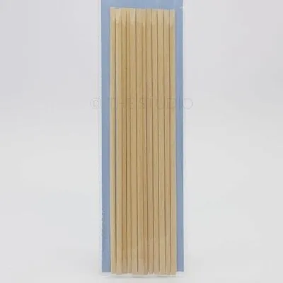 DL - Orange wood Sticks - 7" - 12 count - DL C75