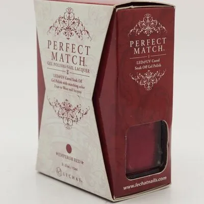 Perfect Match - 003 - DUO Polish - Emperor Red