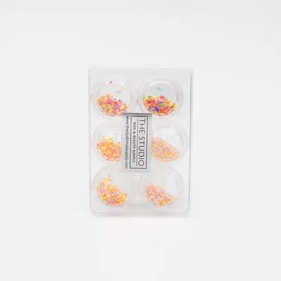 Art Pack #126 - Assorted Confetti - 6 pcs
