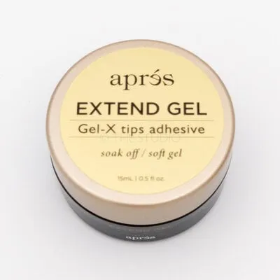 Gel X - Extend Gel - Tips Adhesive Jar - Clear - 15 mL