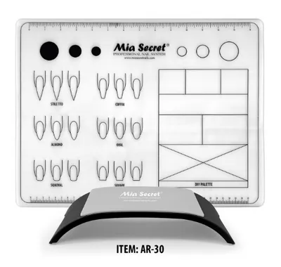 Hand Arm Rest w/ Silicon Mat - Black