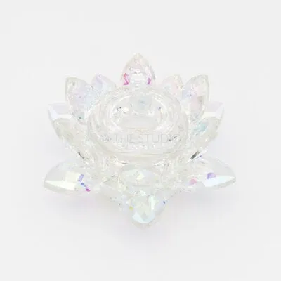 Iridescent Lotus Dappen Dish - L