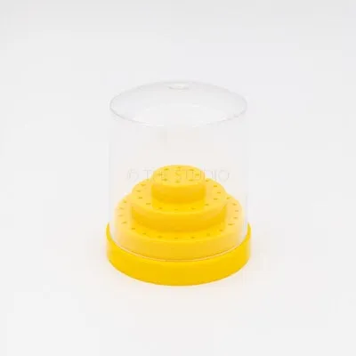 Nail Drill Bit Holder - 48 Holes - Yellow