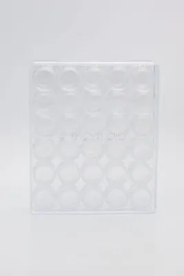 Rhinestone/ Charm Mini Holder Container - 30 piece - 7ml