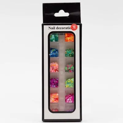 Art Pack #218 - Assorted Heart Confetti - 12 pcs - 018