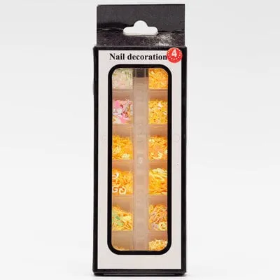 Art Pack #220 - Assorted Yellow Confetti - 12 pcs - 004