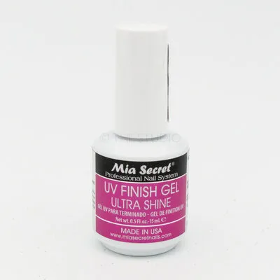 Gel - UV Finish Gel - Ultra Shine Top Coat (No Wipe) - 0.5 oz