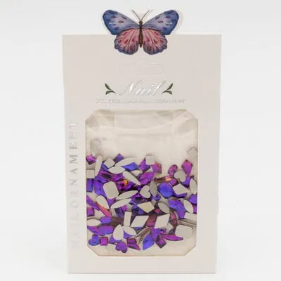 Art Pack #278 - Assorted Large Purple Rhinestones