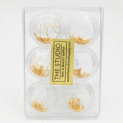 Art Pack #100 - Gold Charms - 6 pcs