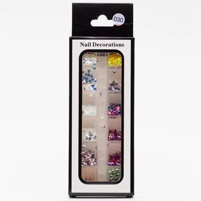 Art Pack #216 - Assorted Pyramid Confetti - 12 pcs - 030