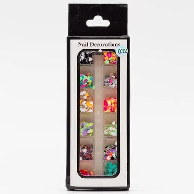 Art Pack #225 - Assorted Heart Confetti - 12 pcs - 032