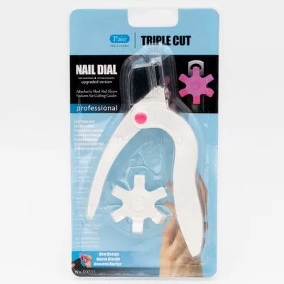 Nail Dial - White - Triple Cut Tip Slicer