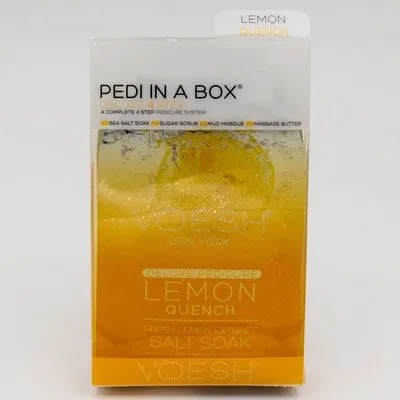 4 step - Pedi In A Box - Lemon Quench - 1 ct