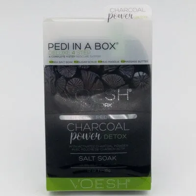 4 step - Pedi In A Box - Charcoal Power Detox - 1 ct