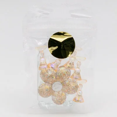 Flower Tip Display - Gold