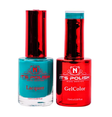 M 106 I Don't Kiss & Teal - DUO Polish - .5 oz