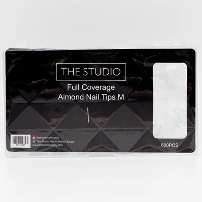Tip Box - Full Cover - Almond Clear
