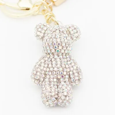 Keychain - Rhinestone Bear