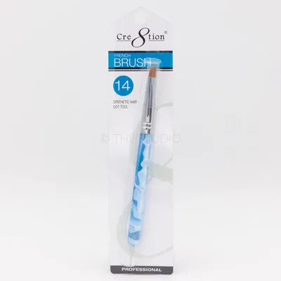 French Brush w/ Dotting Tool - #14 Blue - 12127