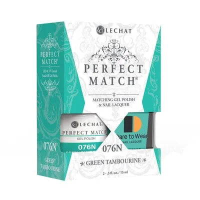 Perfect Match - 076N - DUO Polish - Green Tambourine
