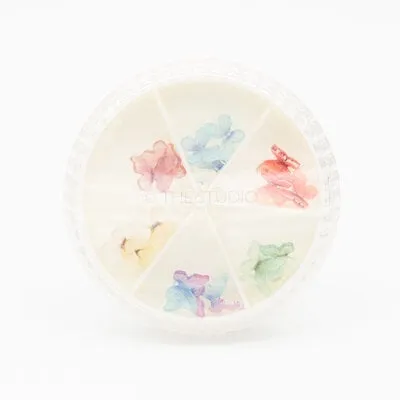 Art Pack #385 - Assorted 3D Butterflies - 6 pcs