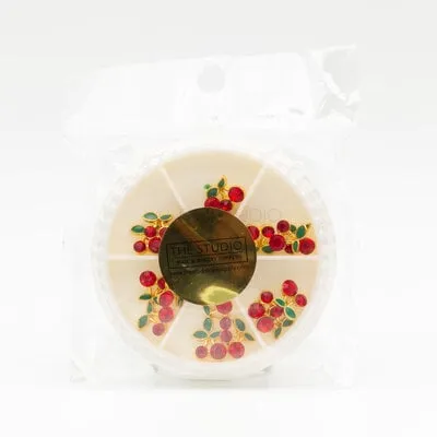 Art Pack #376 - Cherries - Gold - LG