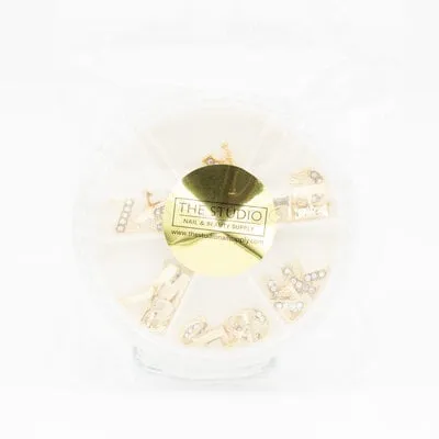 Art Pack #384 - Letter Rhinestone - Gold