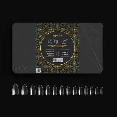 Tip Box 2.0 Gel X - Clear - Sculpted Almond - Medium