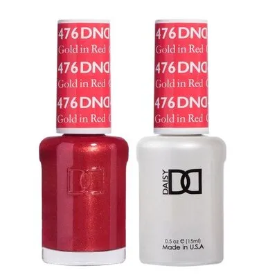 476 - Gold In Red - DUO Polish
