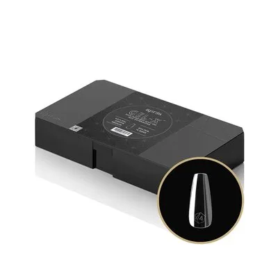 Tip Box 2.0 Gel X - Clear - Natural Coffin - Medium