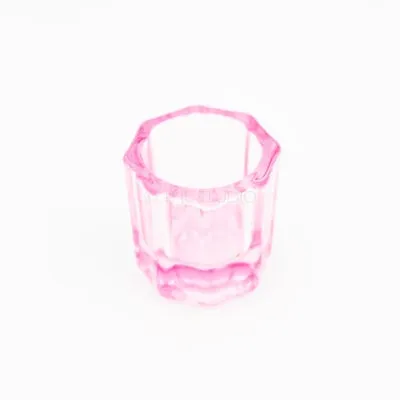 Glass Dappen Dish - Pink
