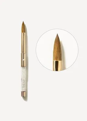Kolinsky Acrylic Brush - Rose Gold Edition - #14